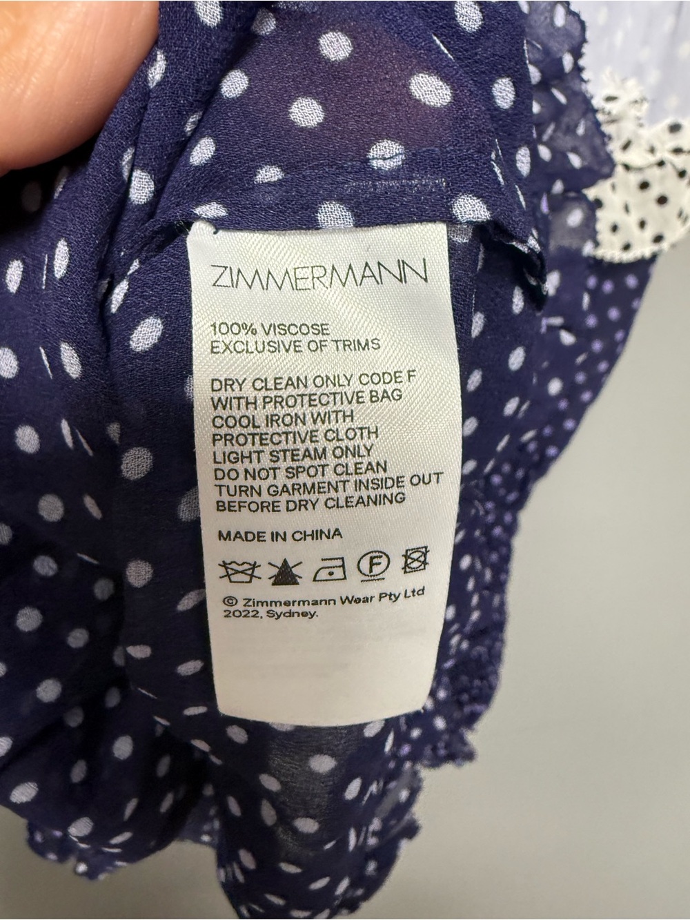 Zimmermann Ruffled Patchwork Top - Picture 3 of 5